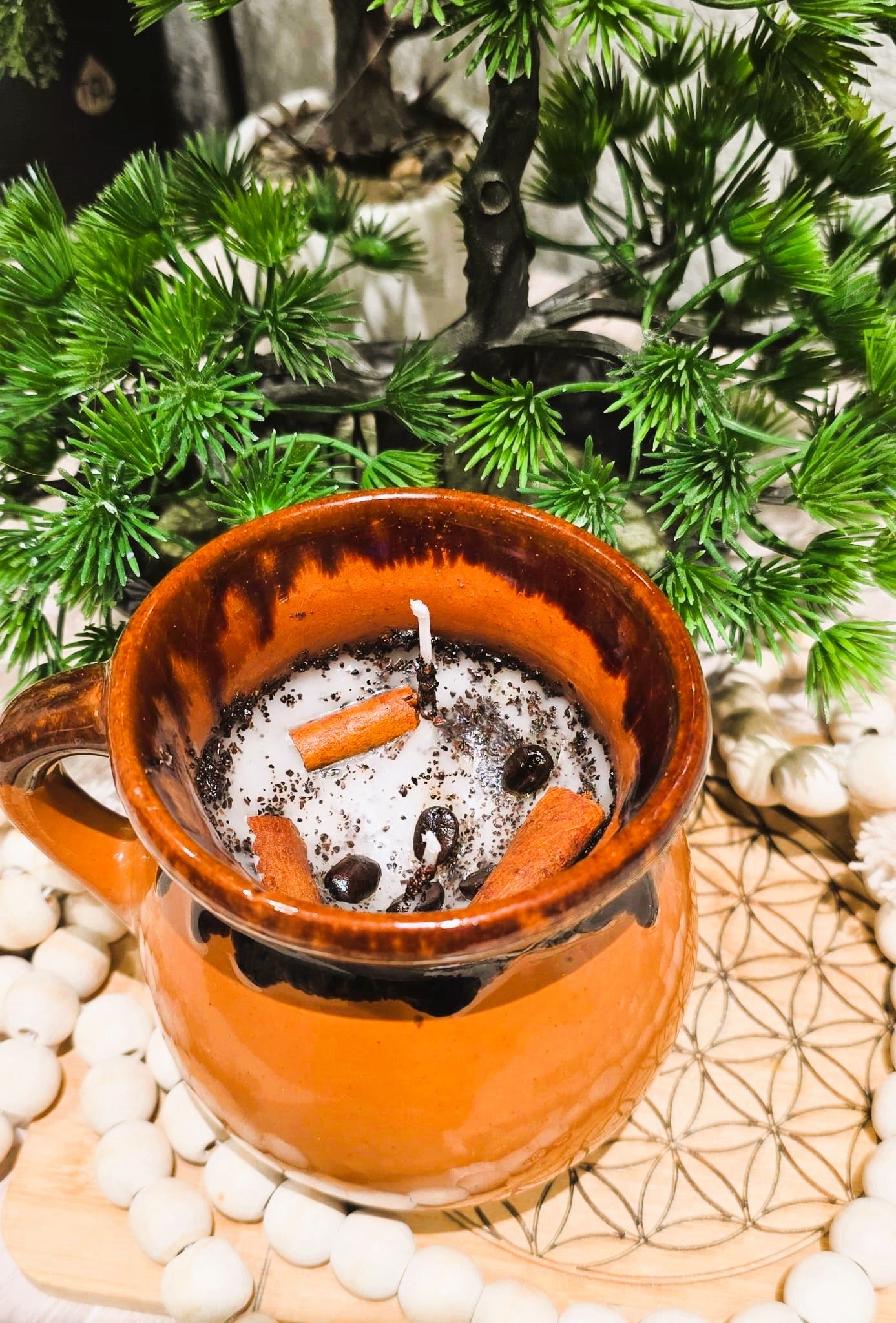Velas de Café y Canela Tarro