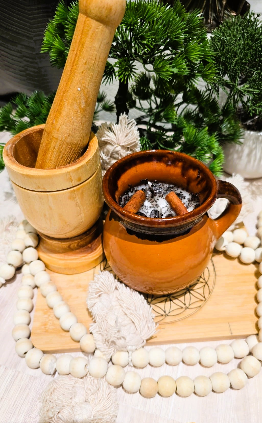Velas de Café y Canela Tarro
